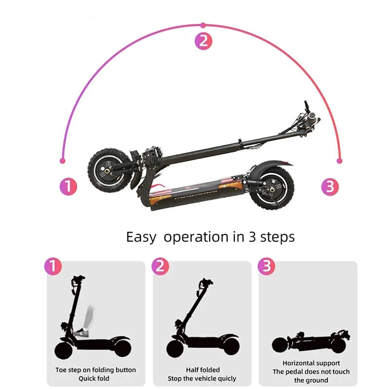 AJOOSOS X700 FOLDABLE ELECTRIC SCOOTER - ScootiBoo