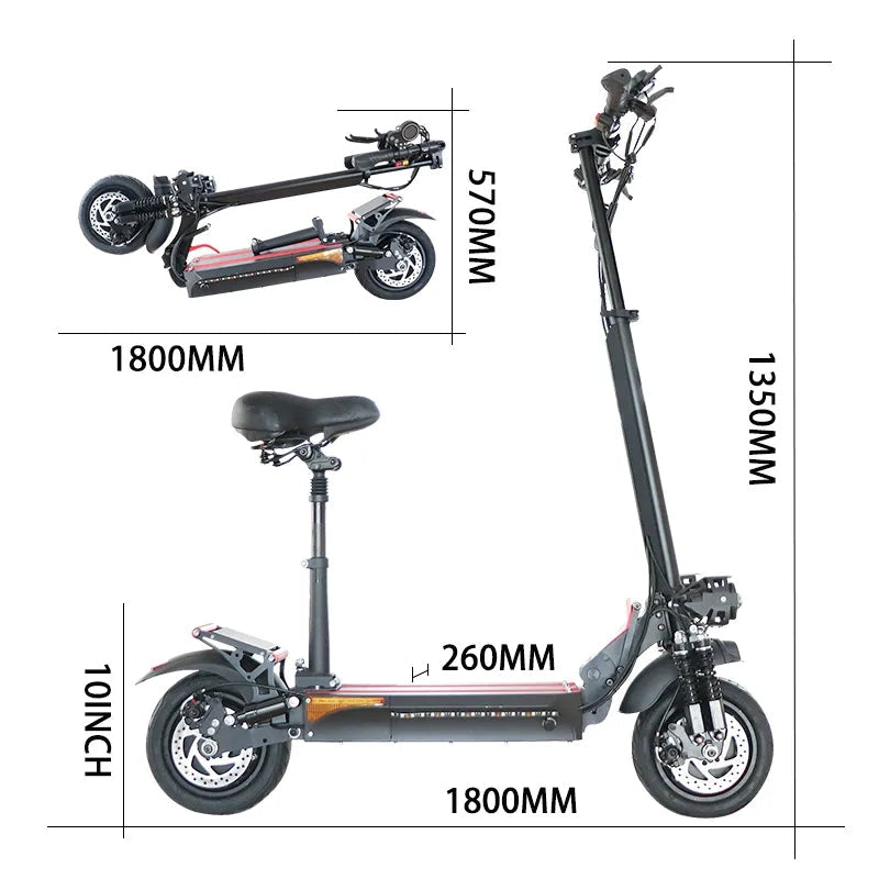 AJOOSOS X700 FOLDABLE ELECTRIC SCOOTER - ScootiBoo